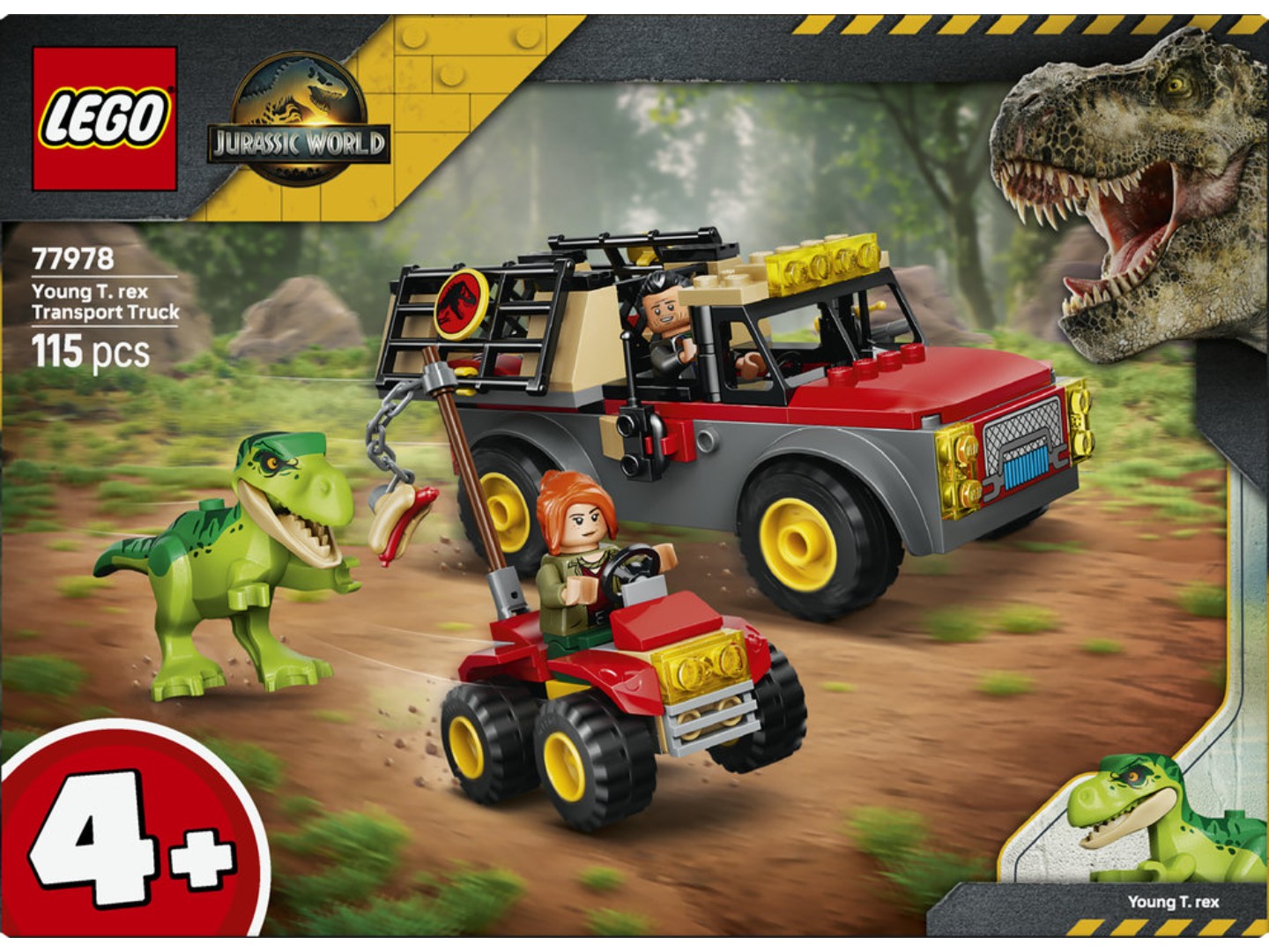 Конструктор LEGO Jurassic World Вантажівка для перевезення молодого тиранозавра (77978) — фото 13