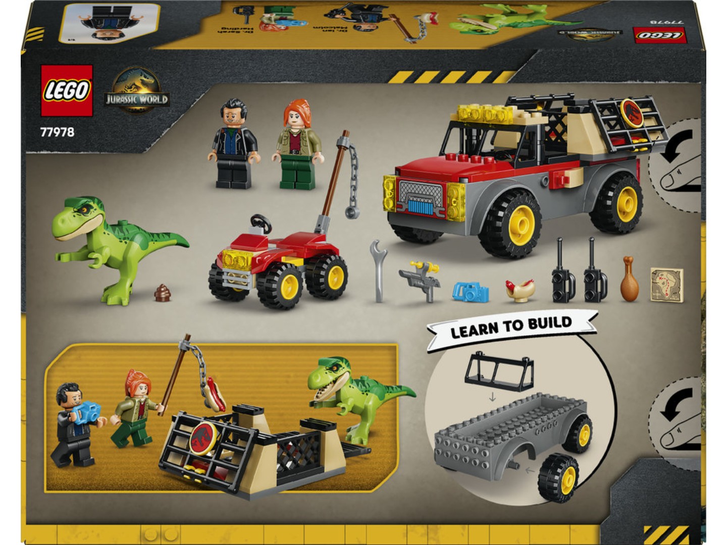 Конструктор LEGO Jurassic World Вантажівка для перевезення молодого тиранозавра (77978) — фото 2