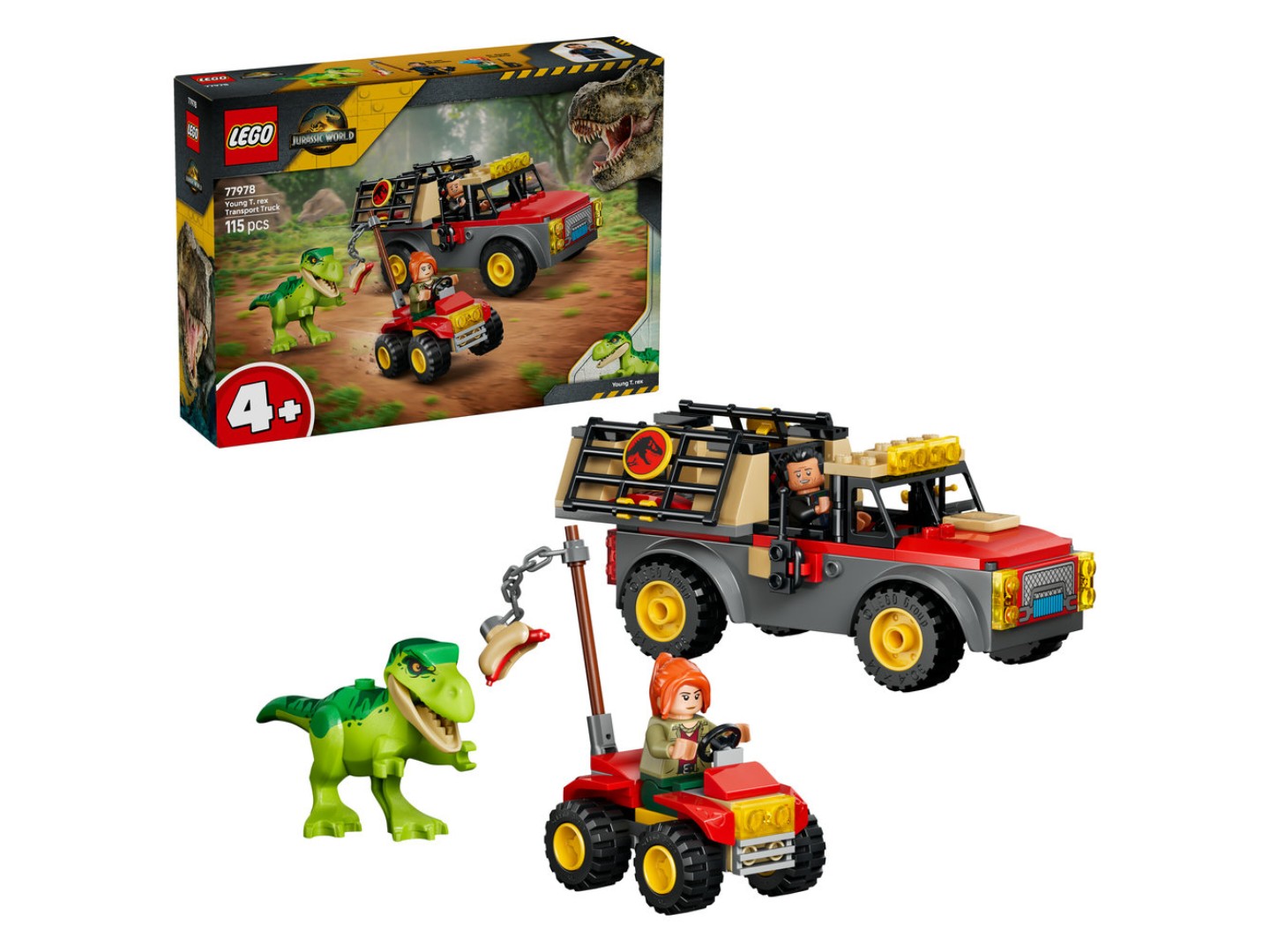 Конструктор LEGO Jurassic World Вантажівка для перевезення молодого тиранозавра (77978) — фото 1