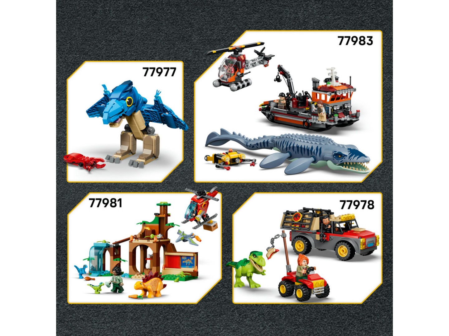 Конструктор LEGO Jurassic World Напад мозазавра на човен (77983) — фото 9