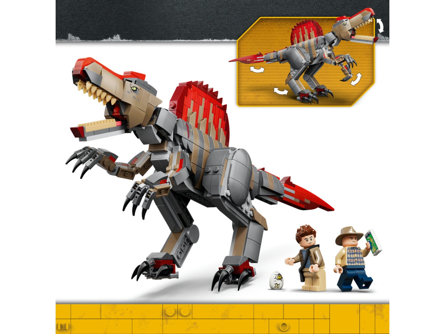 Конструктор LEGO Jurassic World Втеча спинозавра (77982) — фото 7