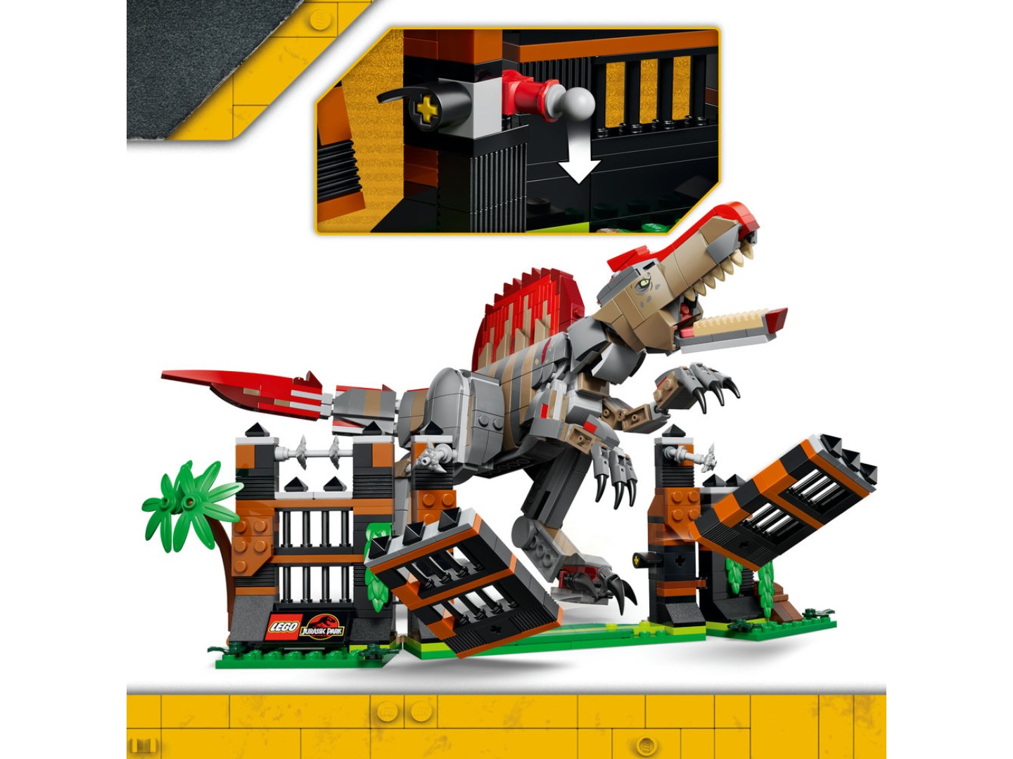 Конструктор LEGO Jurassic World Втеча спинозавра (77982) — фото 8