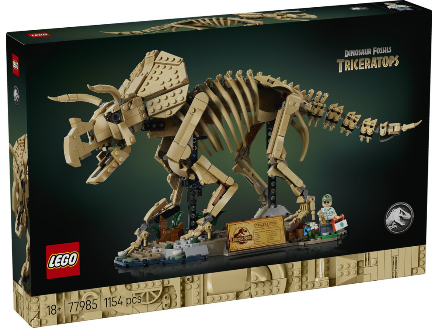 Конструктор LEGO Jurassic World Скамʼянілості динозаврів: трицератопс (77985) — фото 11