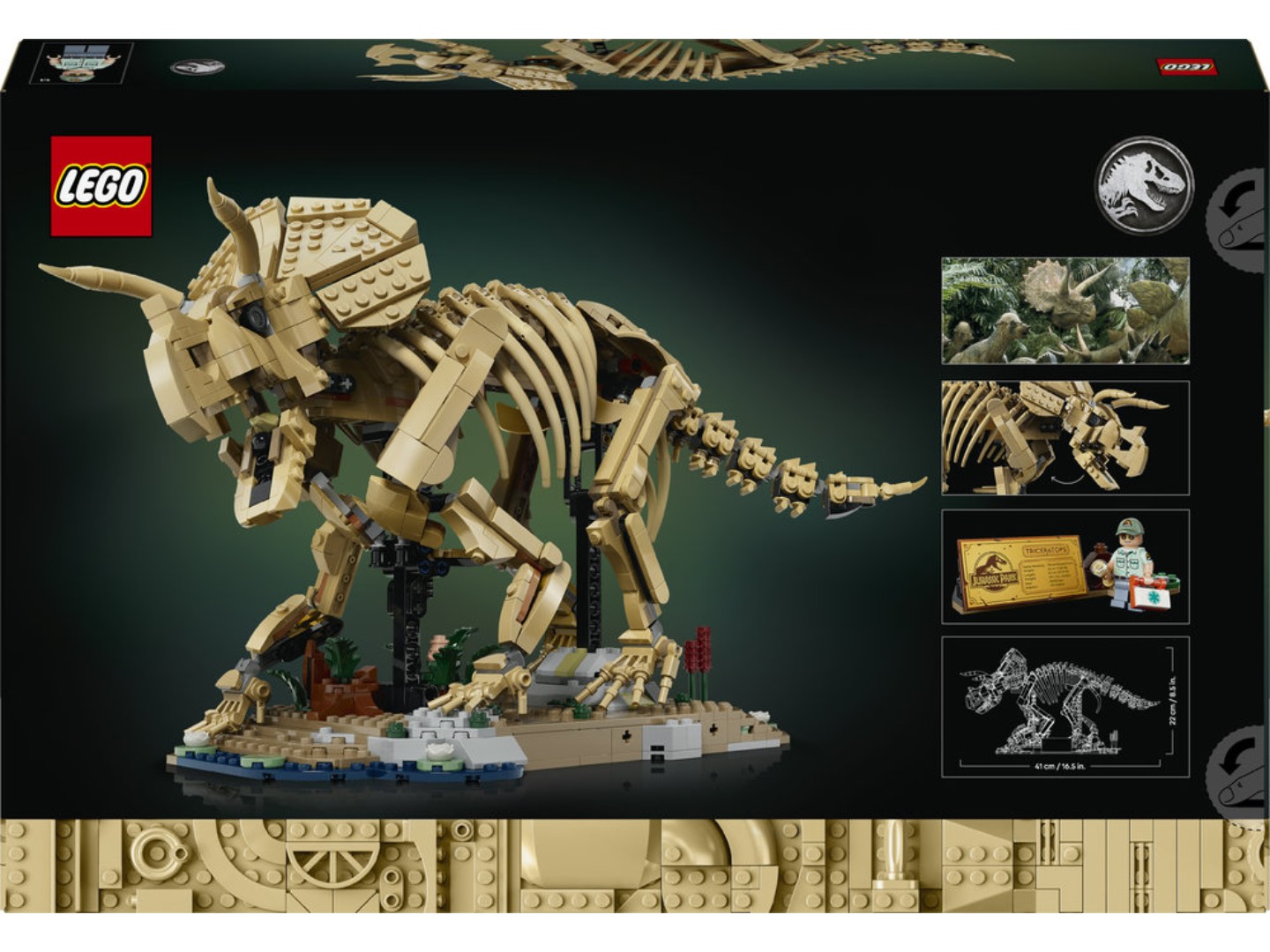 Конструктор LEGO Jurassic World Скамʼянілості динозаврів: трицератопс (77985) — фото 2
