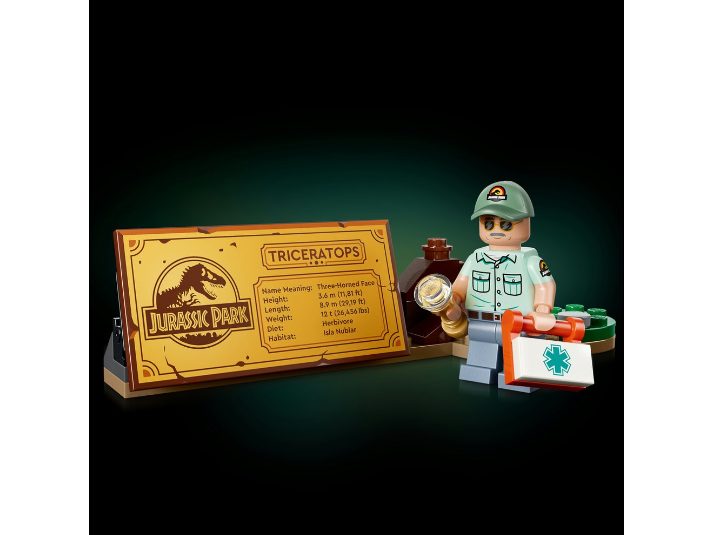 Конструктор LEGO Jurassic World Скамʼянілості динозаврів: трицератопс (77985) — фото 8