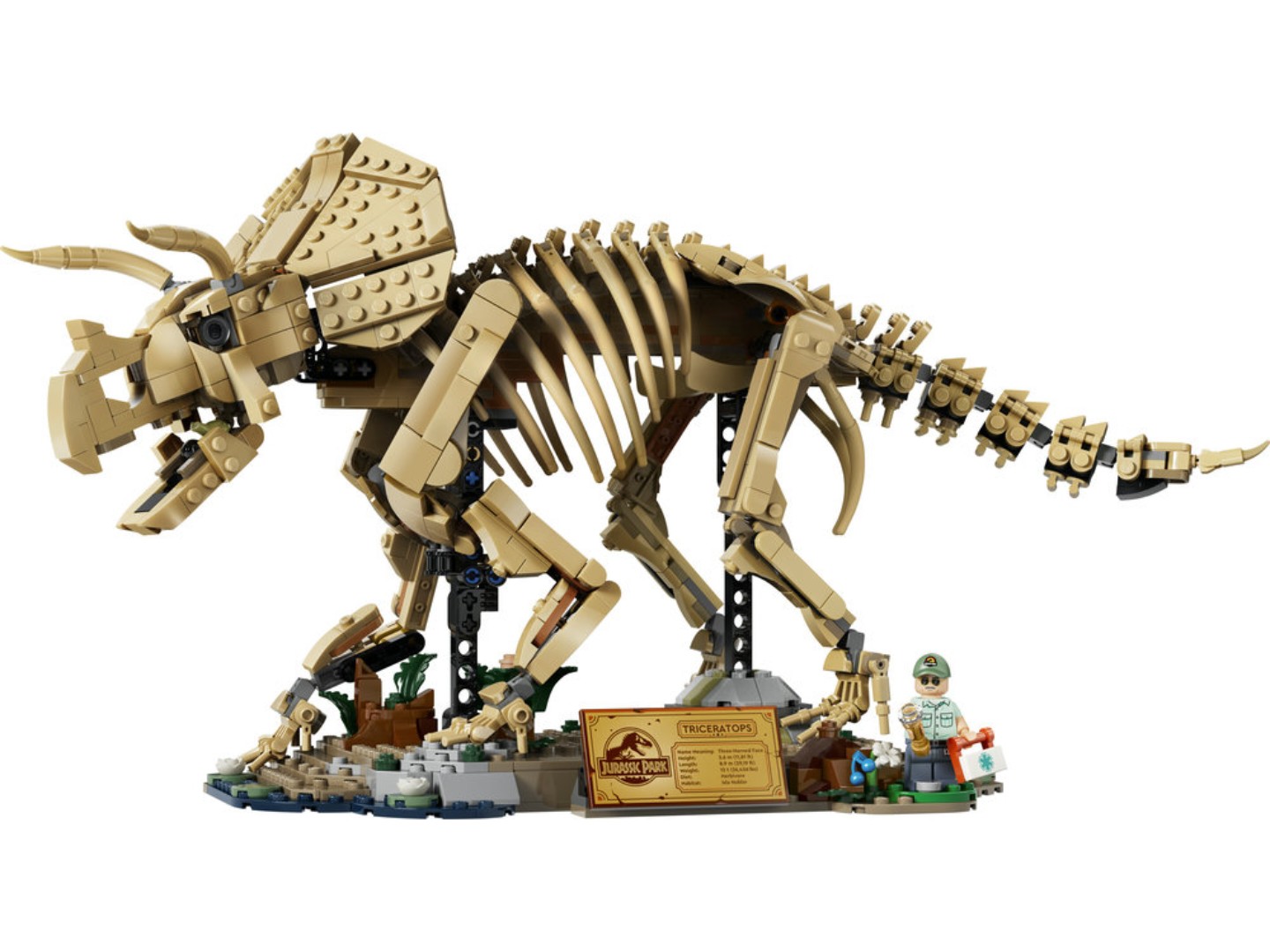 Конструктор LEGO Jurassic World Скамʼянілості динозаврів: трицератопс (77985) — фото 3