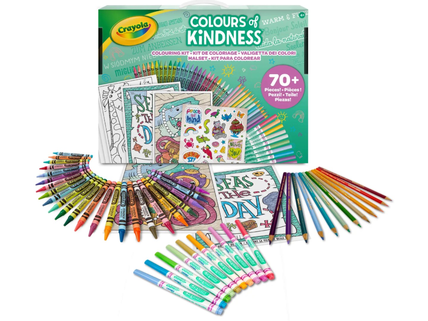 Набір для малювання Crayola Colours Of Kindness, 70+ од. (04-2941) — фото 2