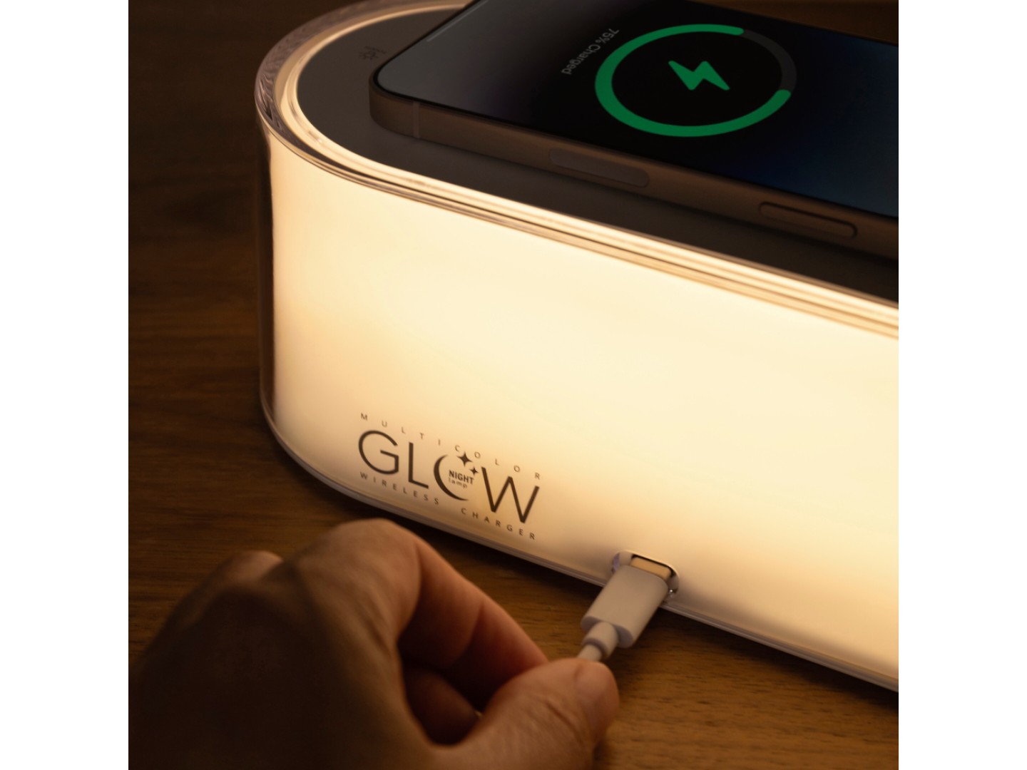 Нічник Proove Multicolor Glow 1200mAh White (PLGM00102002) — фото 7