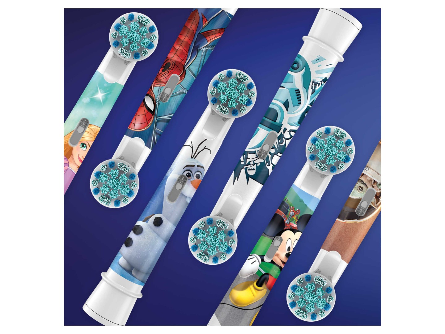 Насадка для зубної щітки Oral-B Braun Людина Павук EB10S 4шт — фото 7