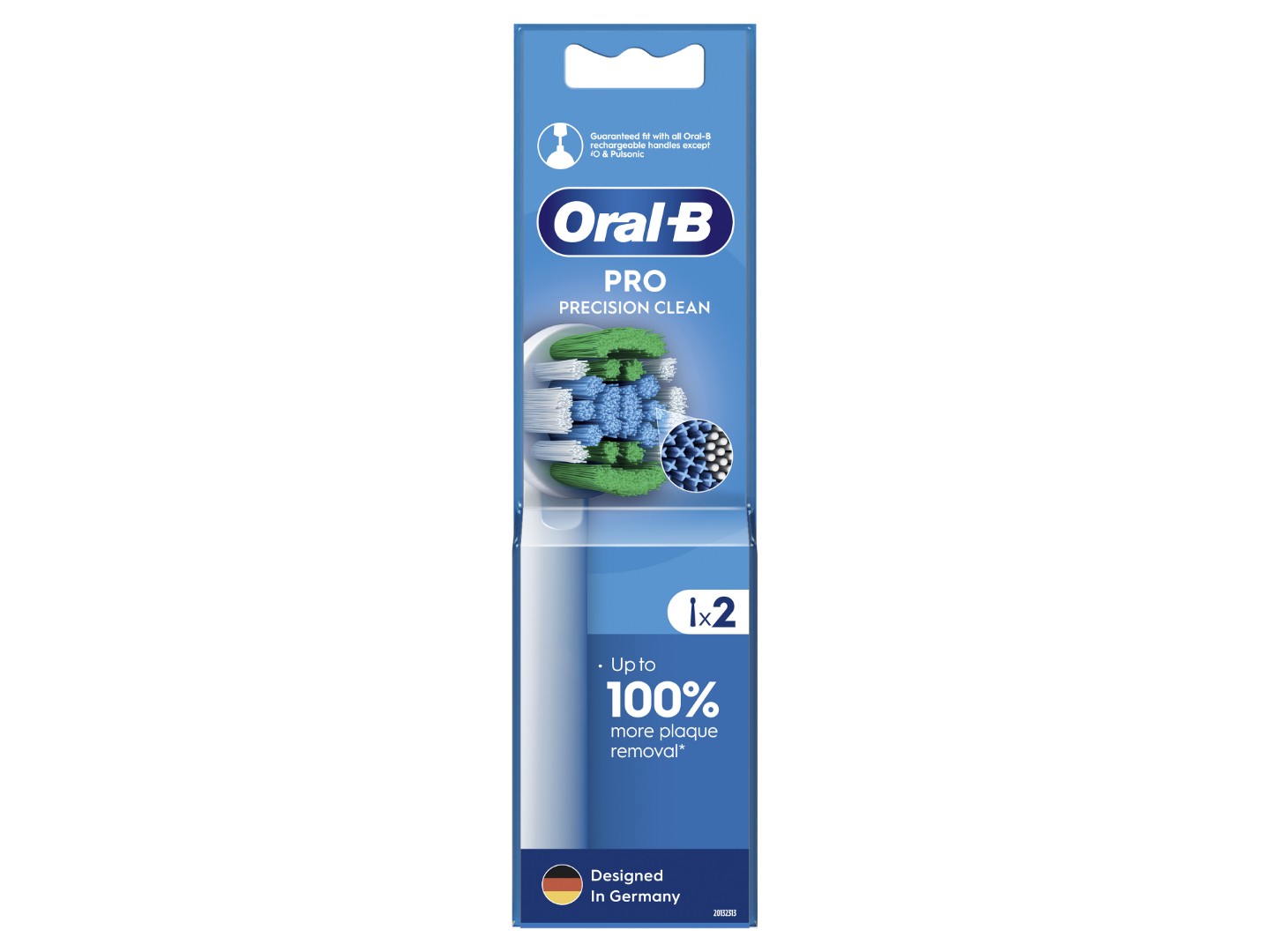 Насадка для зубної щітки Oral-B Braun Precision Clean EB20RX 2 шт — фото 2