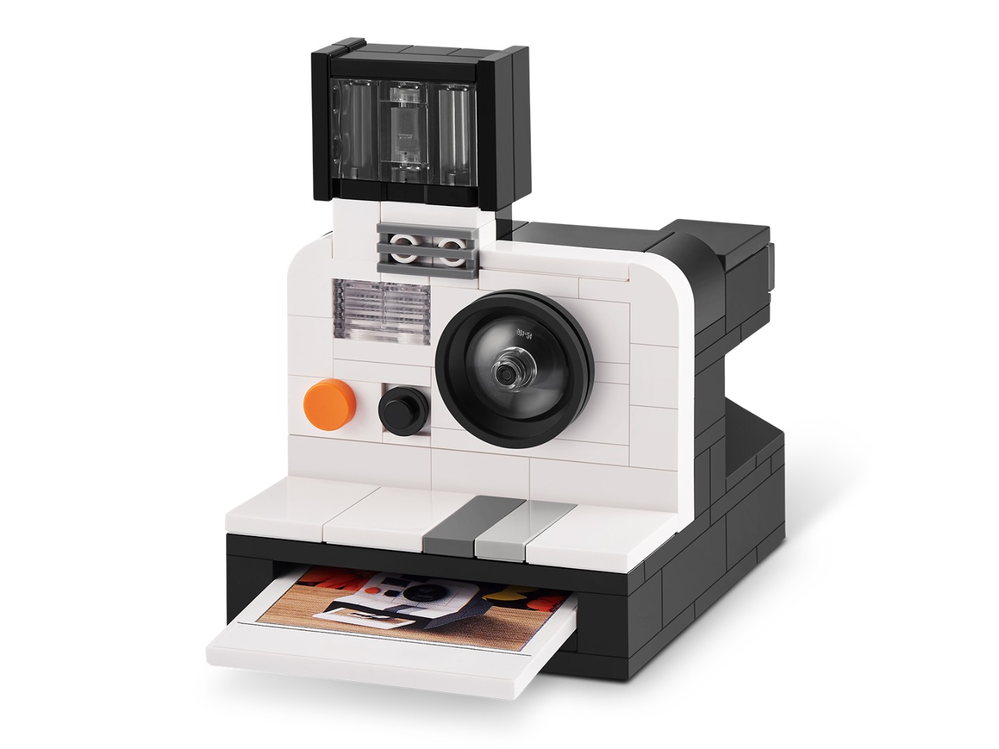 Пластиковий конструктор ZURU у капсулі MAX серії Retro S1 – ФОТОАПАРАТ ПОЛАРОЇД (83185EGQ8) — фото 5