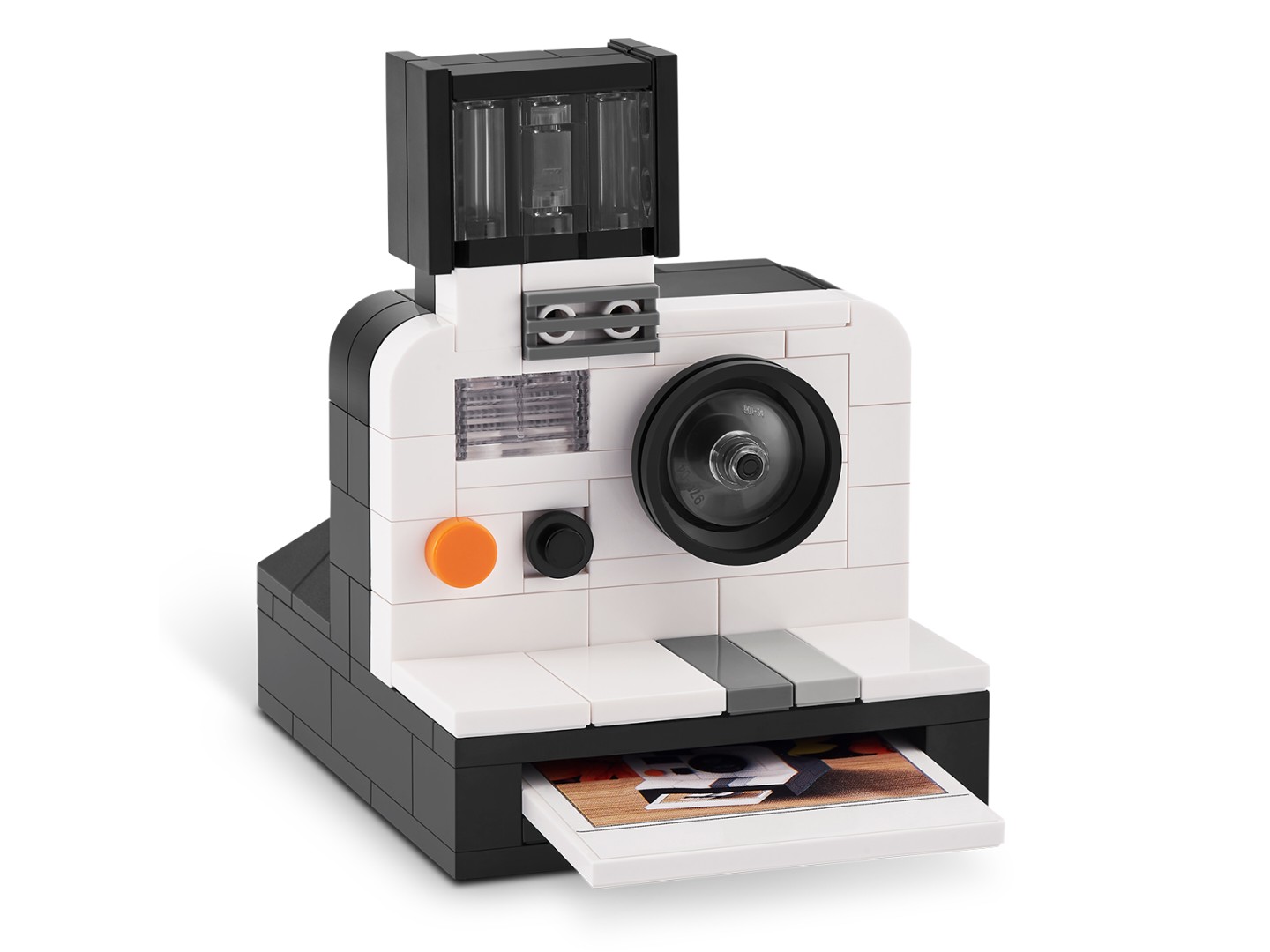 Пластиковий конструктор ZURU у капсулі MAX серії Retro S1 – ФОТОАПАРАТ ПОЛАРОЇД (83185EGQ8) — фото 7