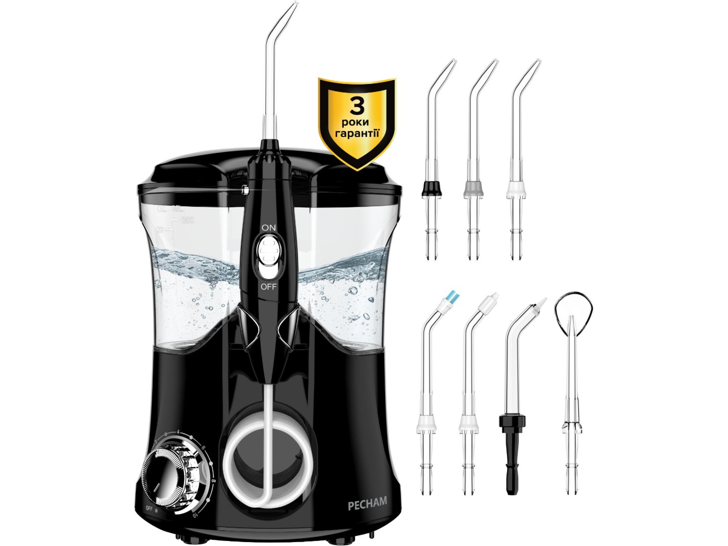 Іригатор Pecham Professional 600 мл чорний