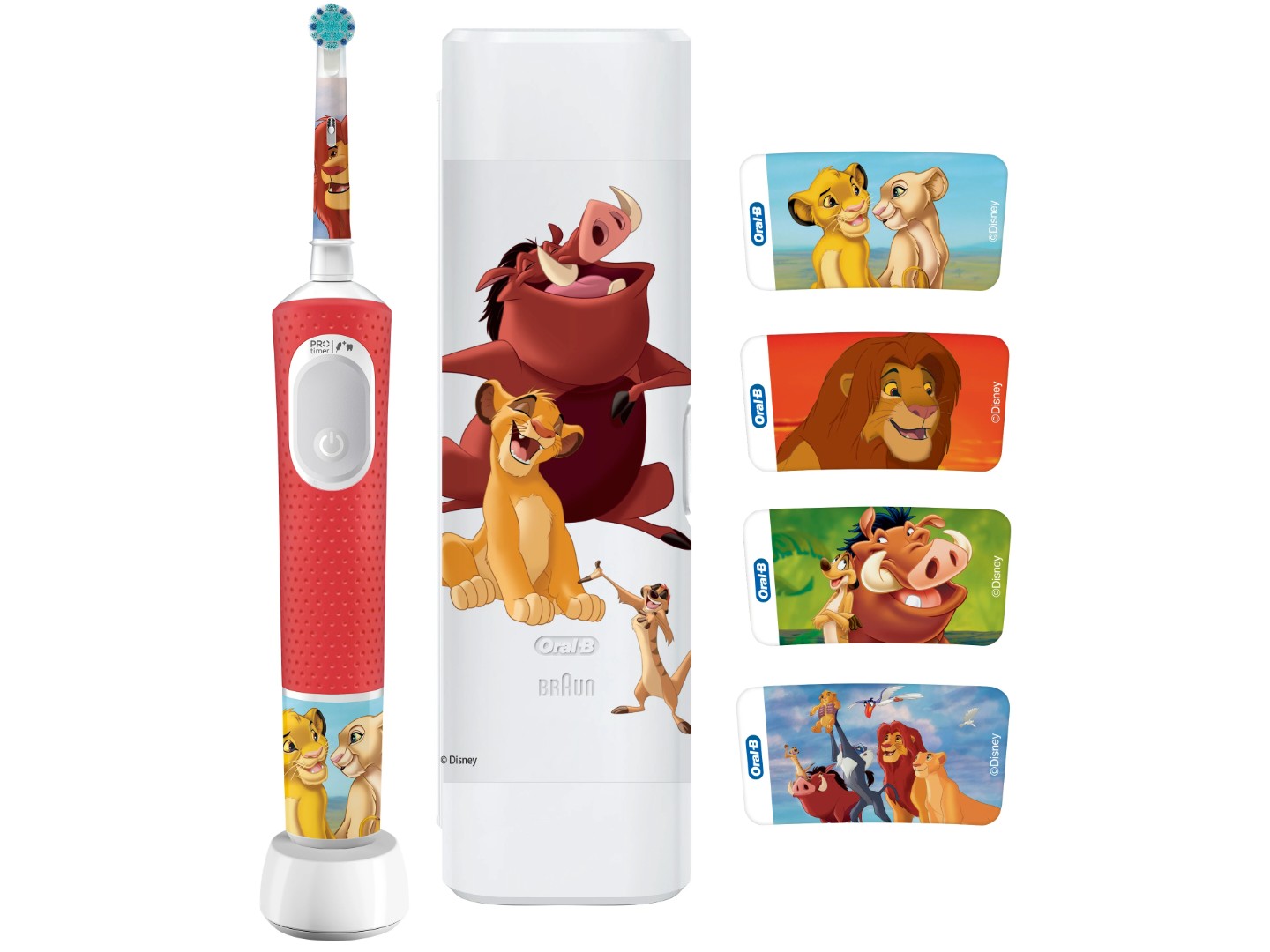 Зубна щітка електрична Oral-B Braun D103.413.2KX Lion King