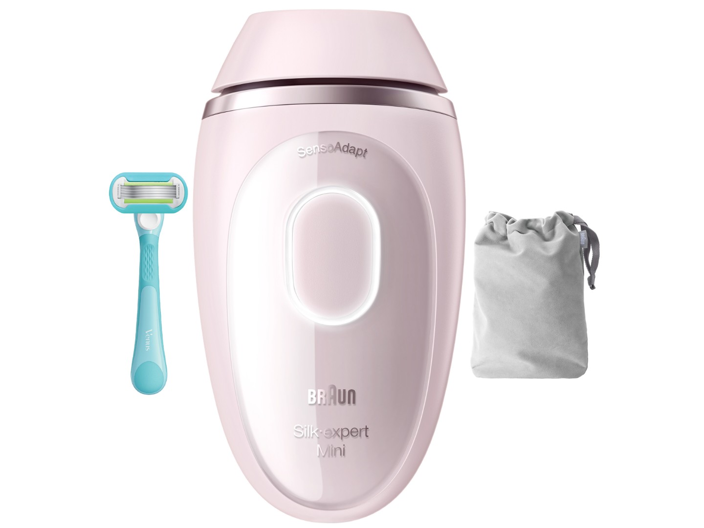 Фотоепілятор Braun Silk Expert Mini PL1111 + Бритва Gillette Venus Extra Smooth + Косметичка (8700216937375) — фото 1