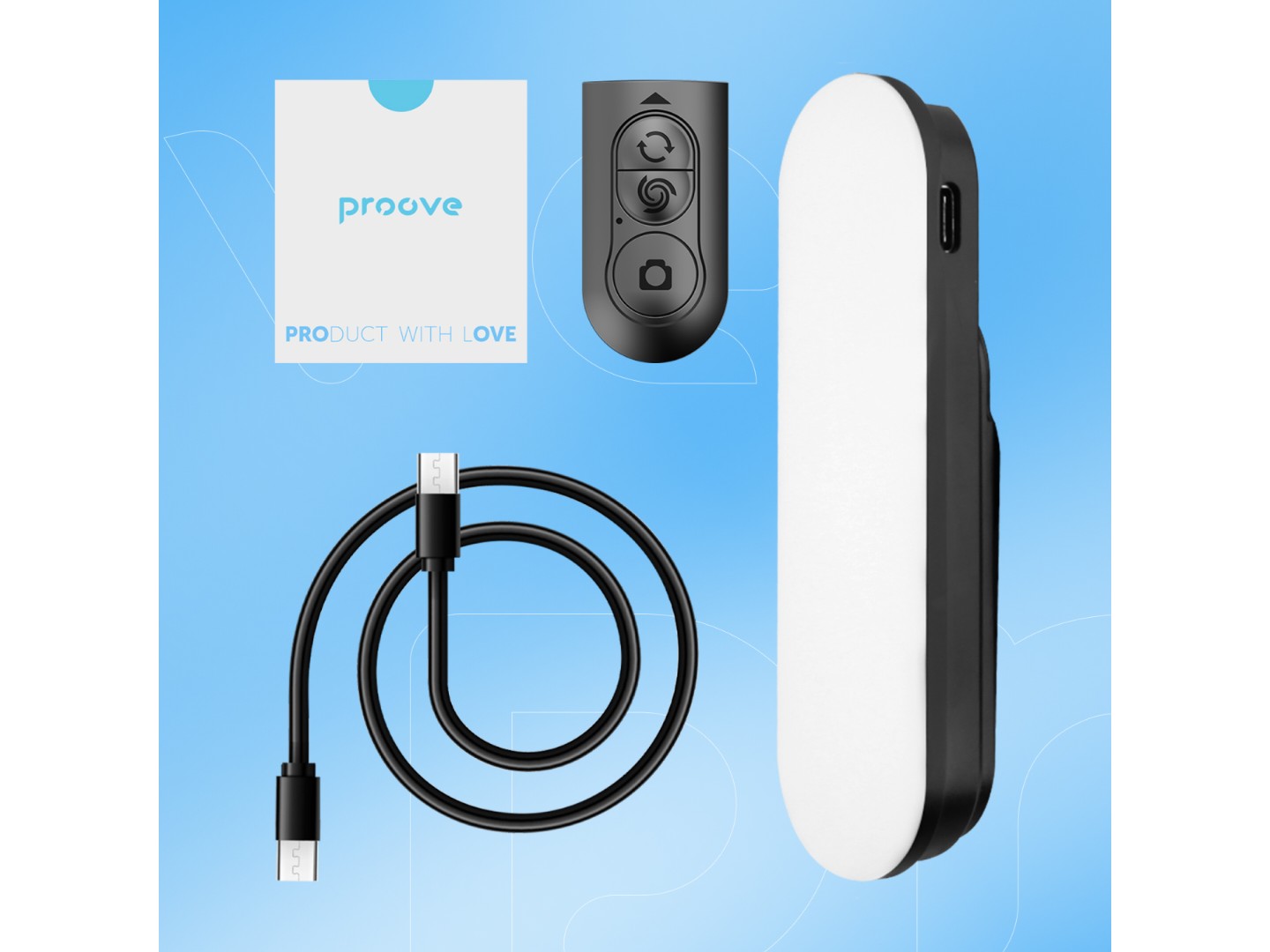 Трипод для селфі Proove Selfie Lume black — фото 8