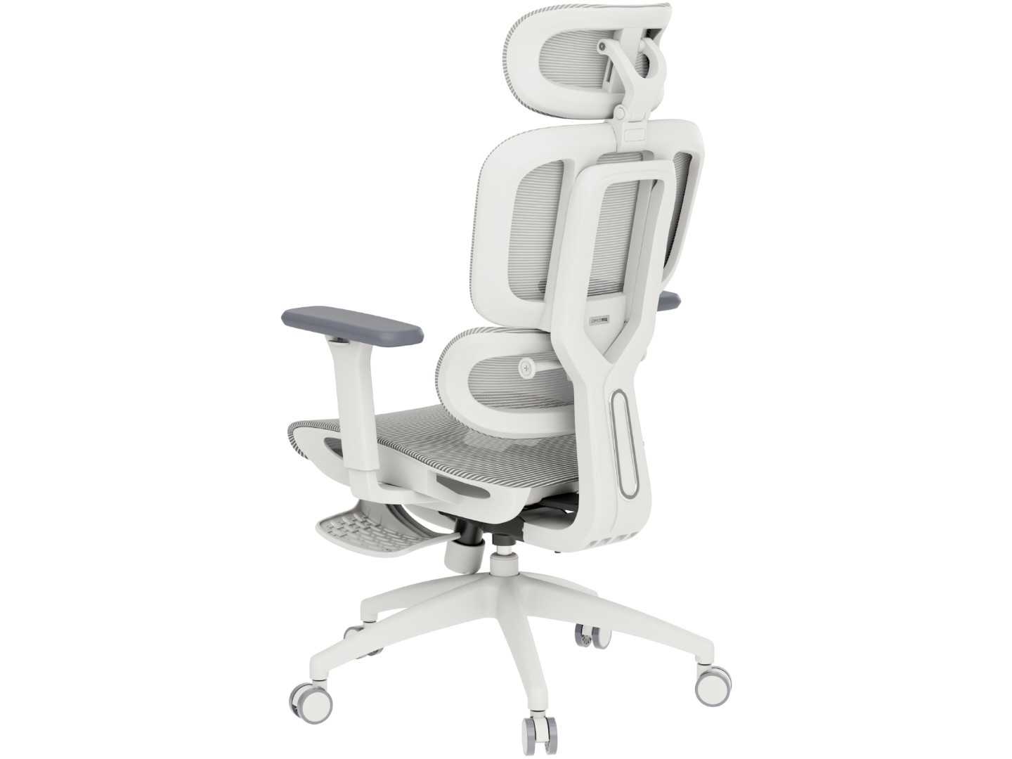 Крісло офісне OfficePro Skyline Footrest (OC750-W-LG-LG) White/Light Gray — фото 19