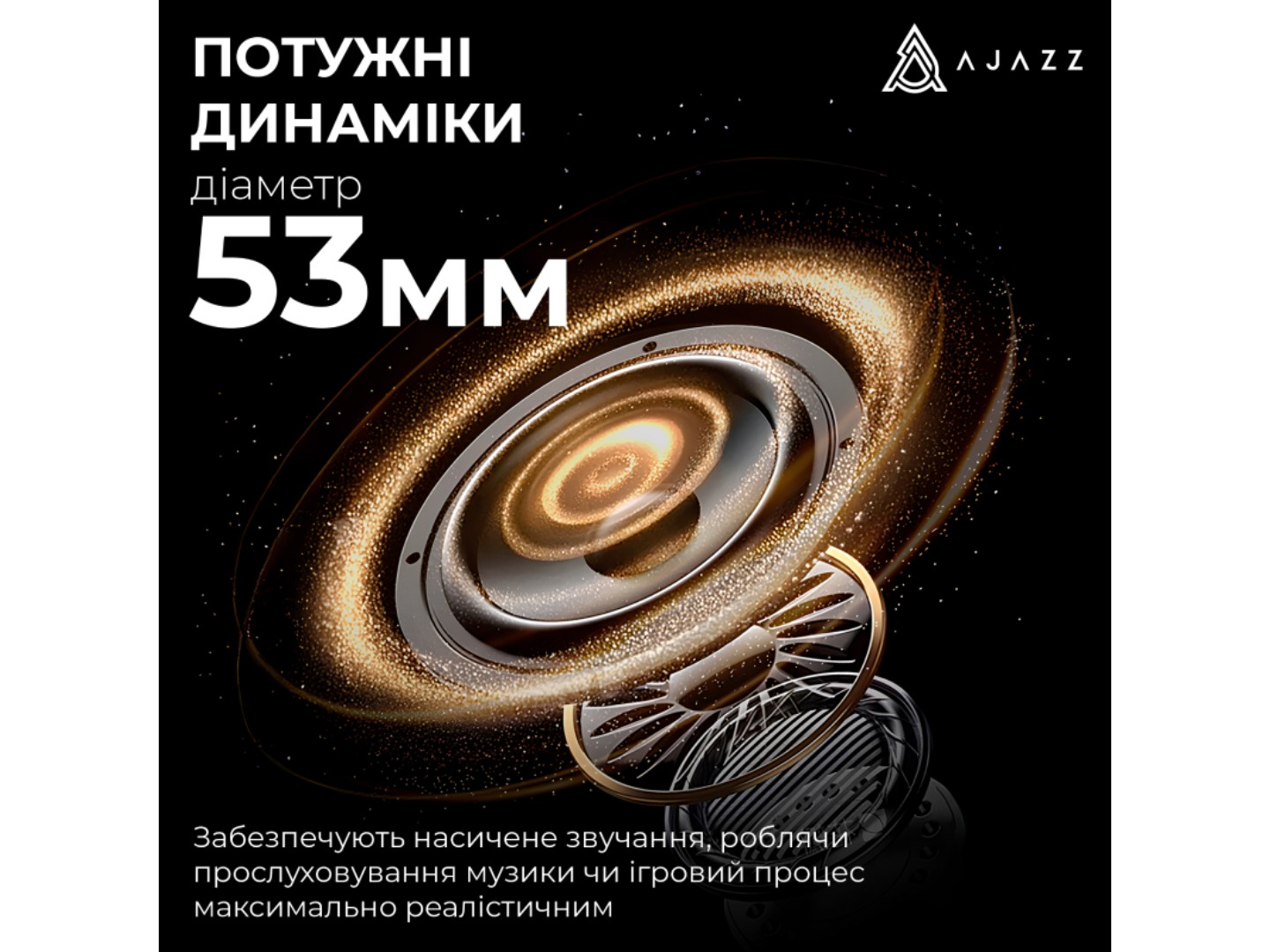 Гарнітура бездротова ігрова Ajazz AHM08 MAX 3-Mode Black (AHM08-MAX-BGY) — фото 10