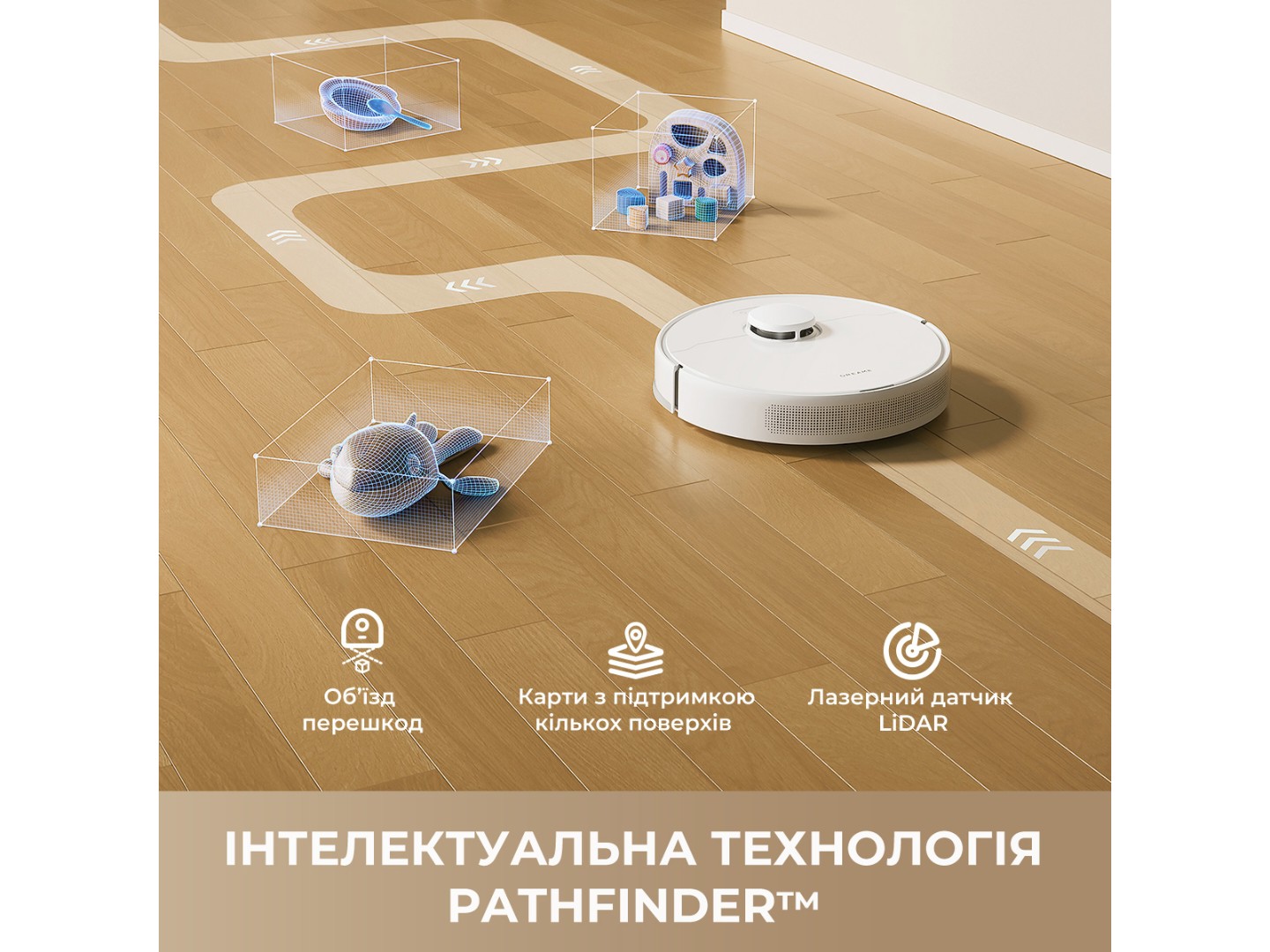 Робот-пилосос миючий Dreame Bot F10 White (RLF11SA) — фото 8