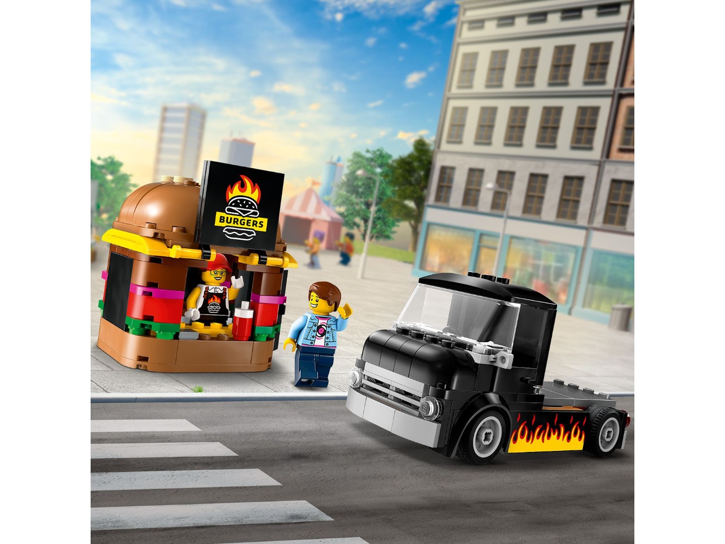 Конструктор LEGO City Вантажівка з гамбургерами (60404) — фото 7