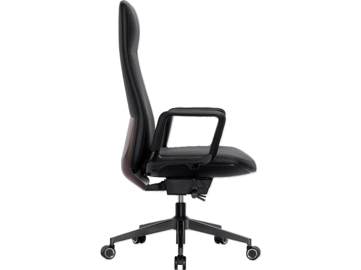 Крісло офісне GT Racer B-3195 Black (leather) — фото 4