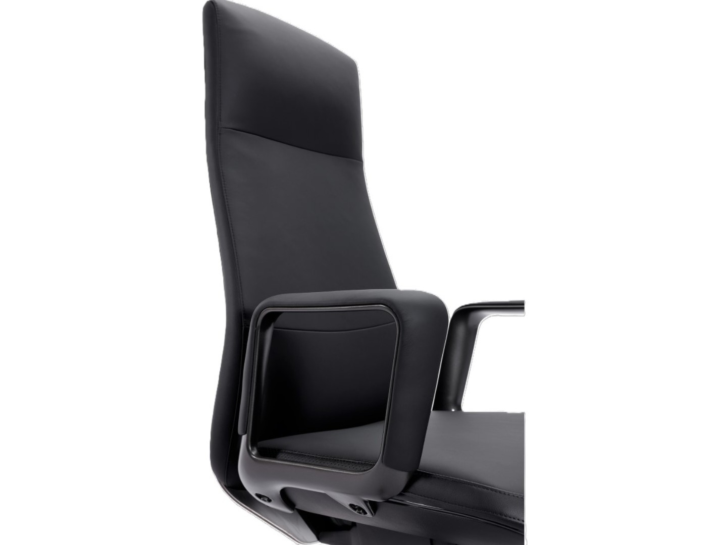 Крісло офісне GT Racer B-3195 Black (leather) — фото 5