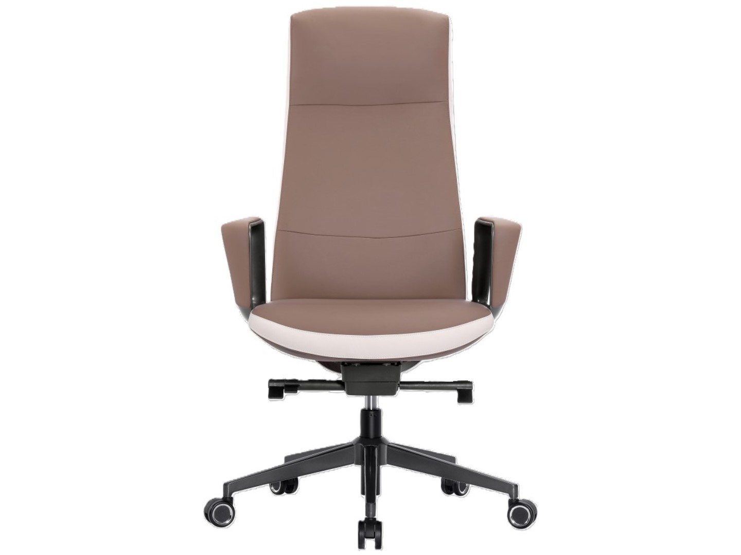 Крісло офісне GT Racer B-3195 Beige/Brown (leather) — фото 3