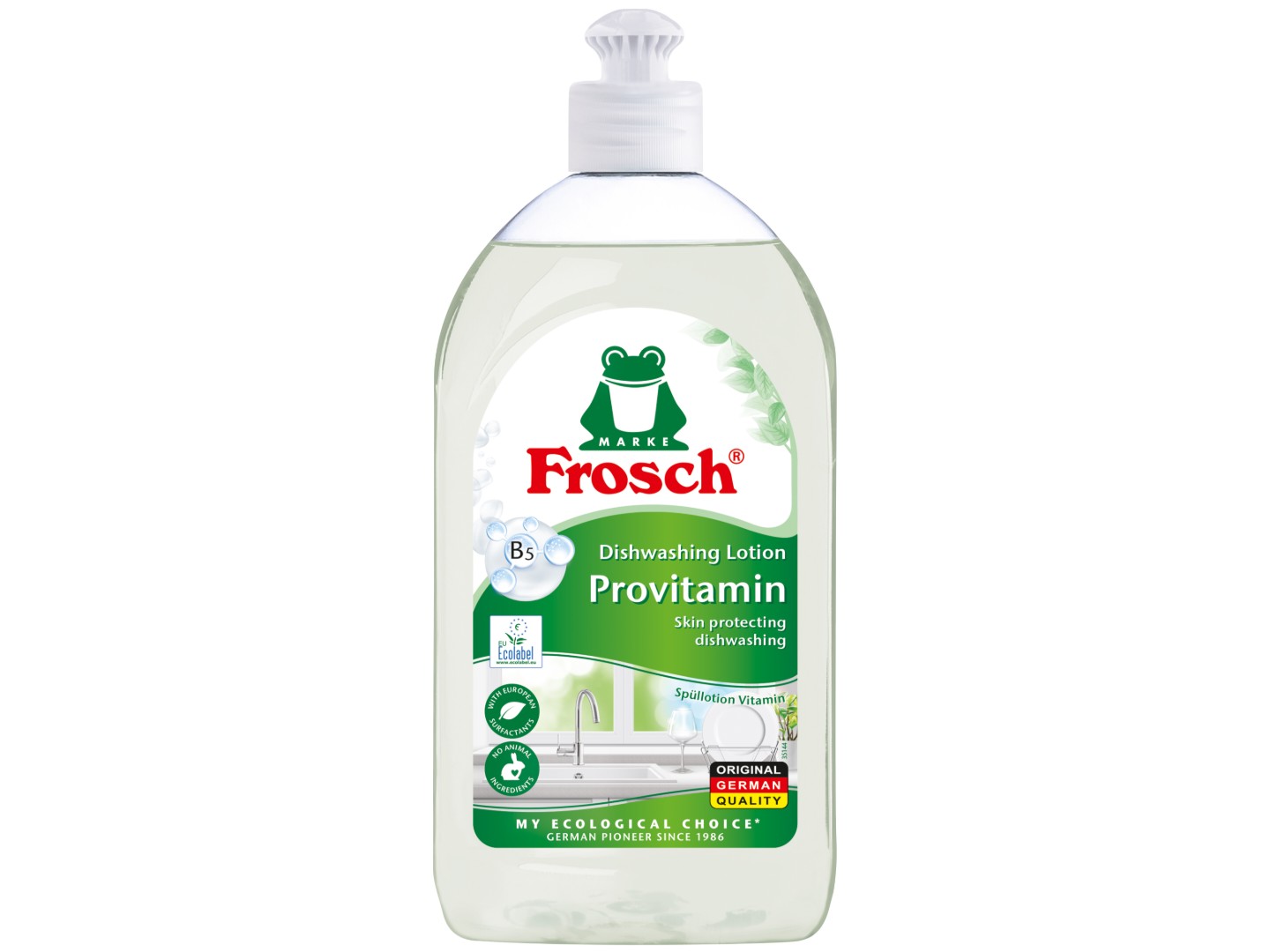 Засіб для ручного миття посуду Frosch Бальзам-концентратд/чувст.кожі 500 мл