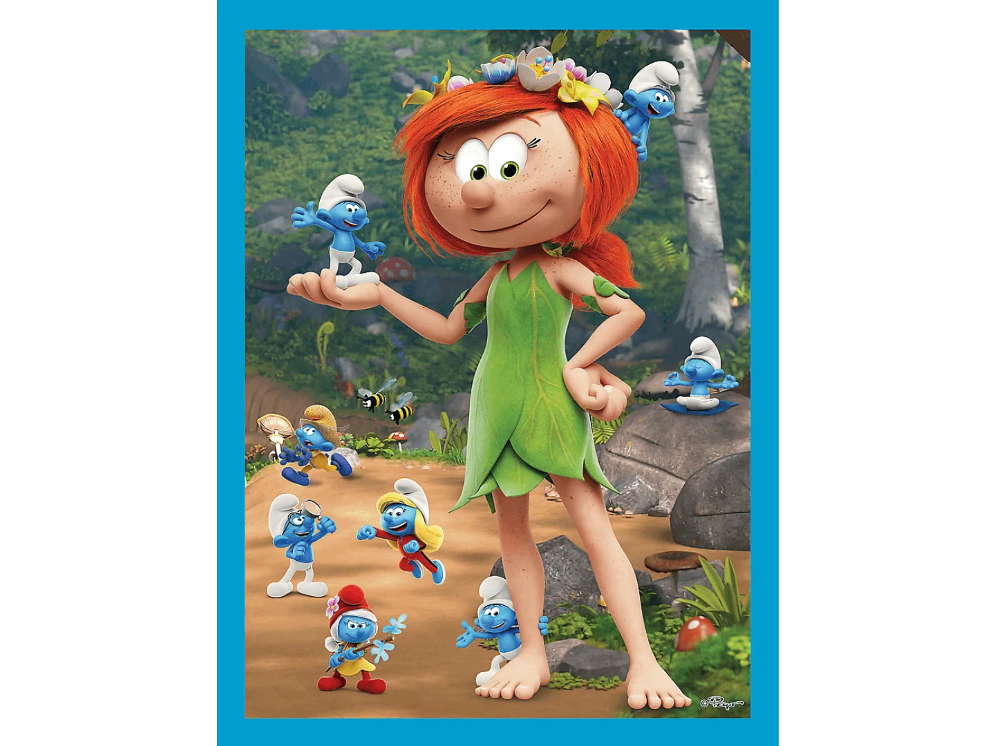 Пазли (3-4 роки) Trefl 2в1+memos The Smurfs Смурфикам весело (36568) — фото 4