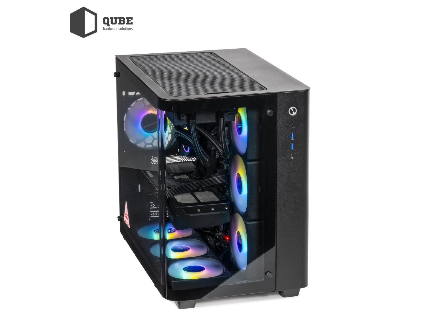 Системний блок QUBE QB Ryzen 9 9950X RTX 5070 12GB TK3B 962020 (Ryzen99950XRTX507012GBTK3B962020) — фото 14