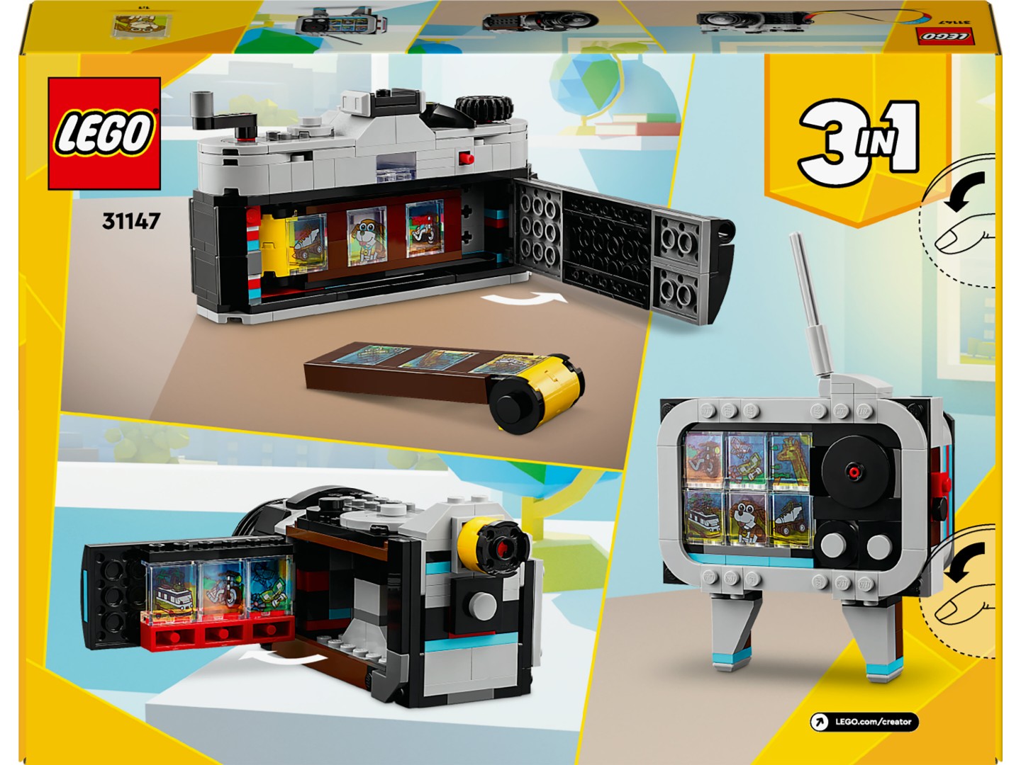 Конструктор LEGO Creator Ретро фотокамера (31147) — фото 9
