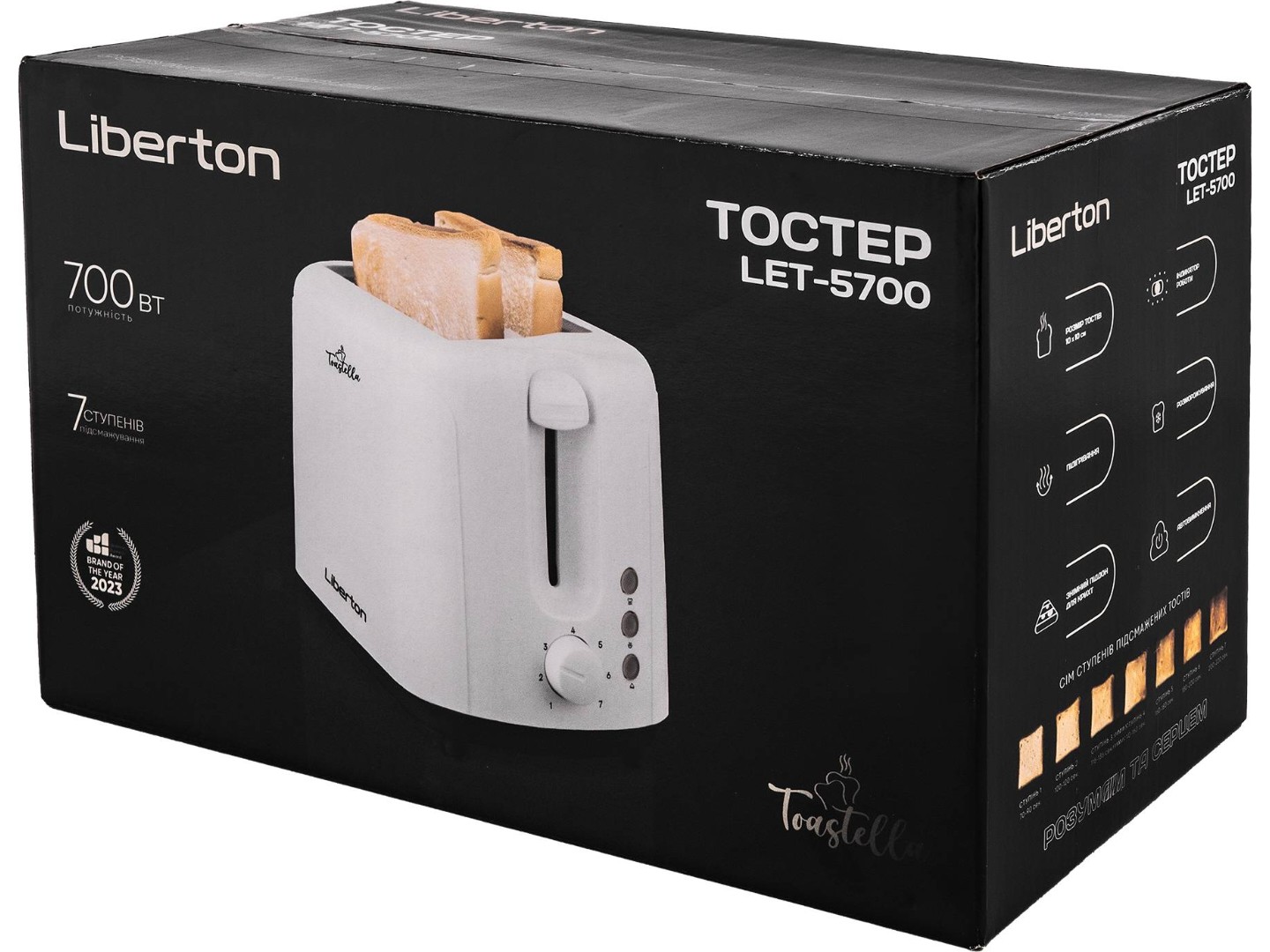 Тостер Liberton LET-5700 — фото 10