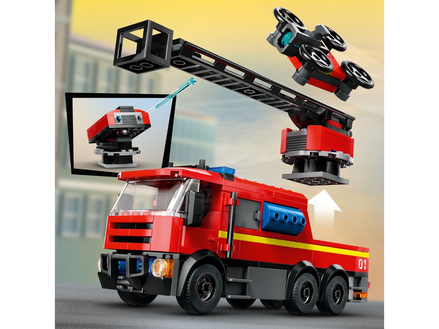 Конструктор LEGO City Пожежне депо з пожежною машиною (60414) — фото 7