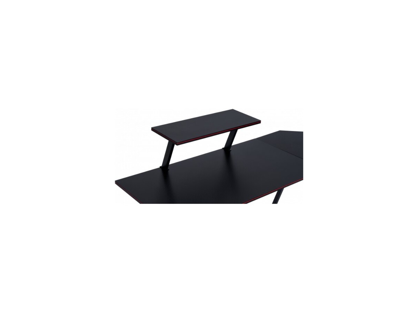Стіл комп'ютерний GT Racer T-1741 (130x130x45x73) Black — фото 11