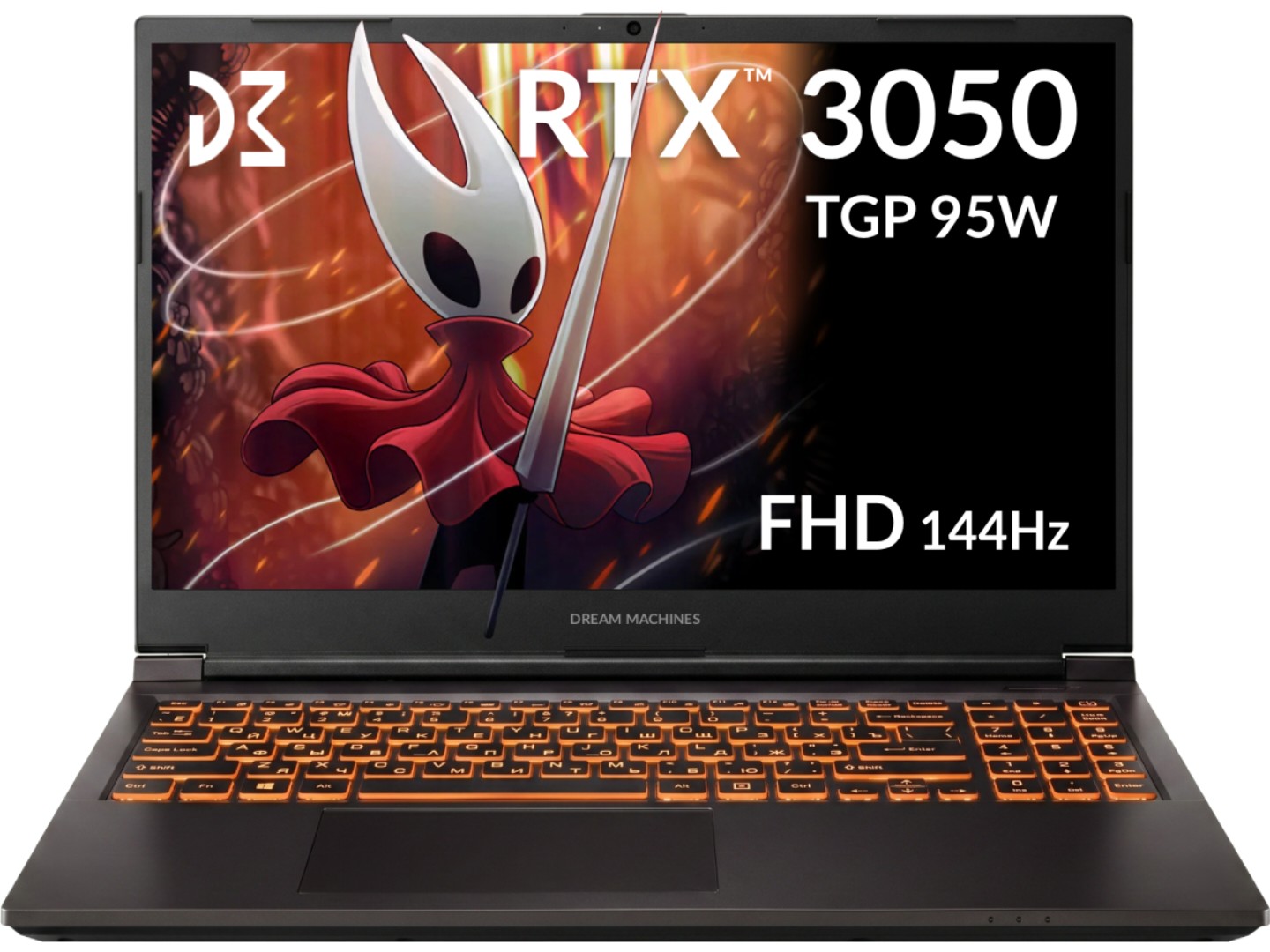 Ноутбук ігровий Dream Machines RG3050-15 (RG3050-15UA83) Black