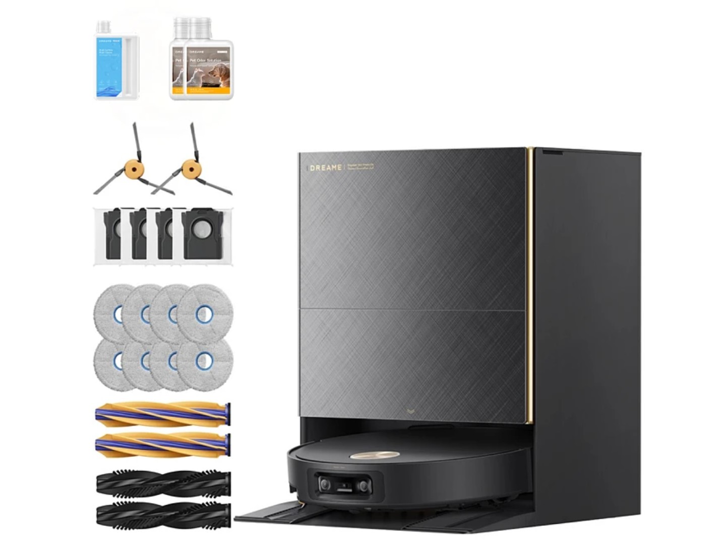 Робот-пилосос миючий Dreame Bot X60 Ultra Complete Black (RLX87DE-bl) — фото 1
