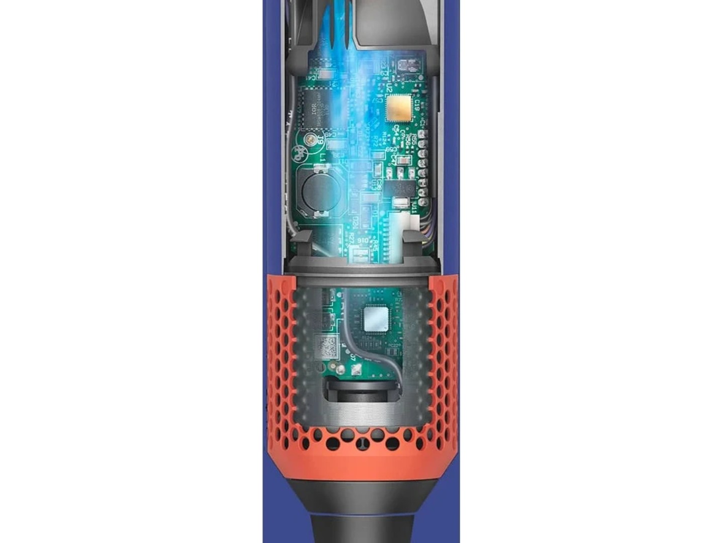 Стайлер Dyson HS08 Airwrap ID Straight/Wavy Prussian blue/Rich Copper Синій/Мідь (107163-01) — фото 7