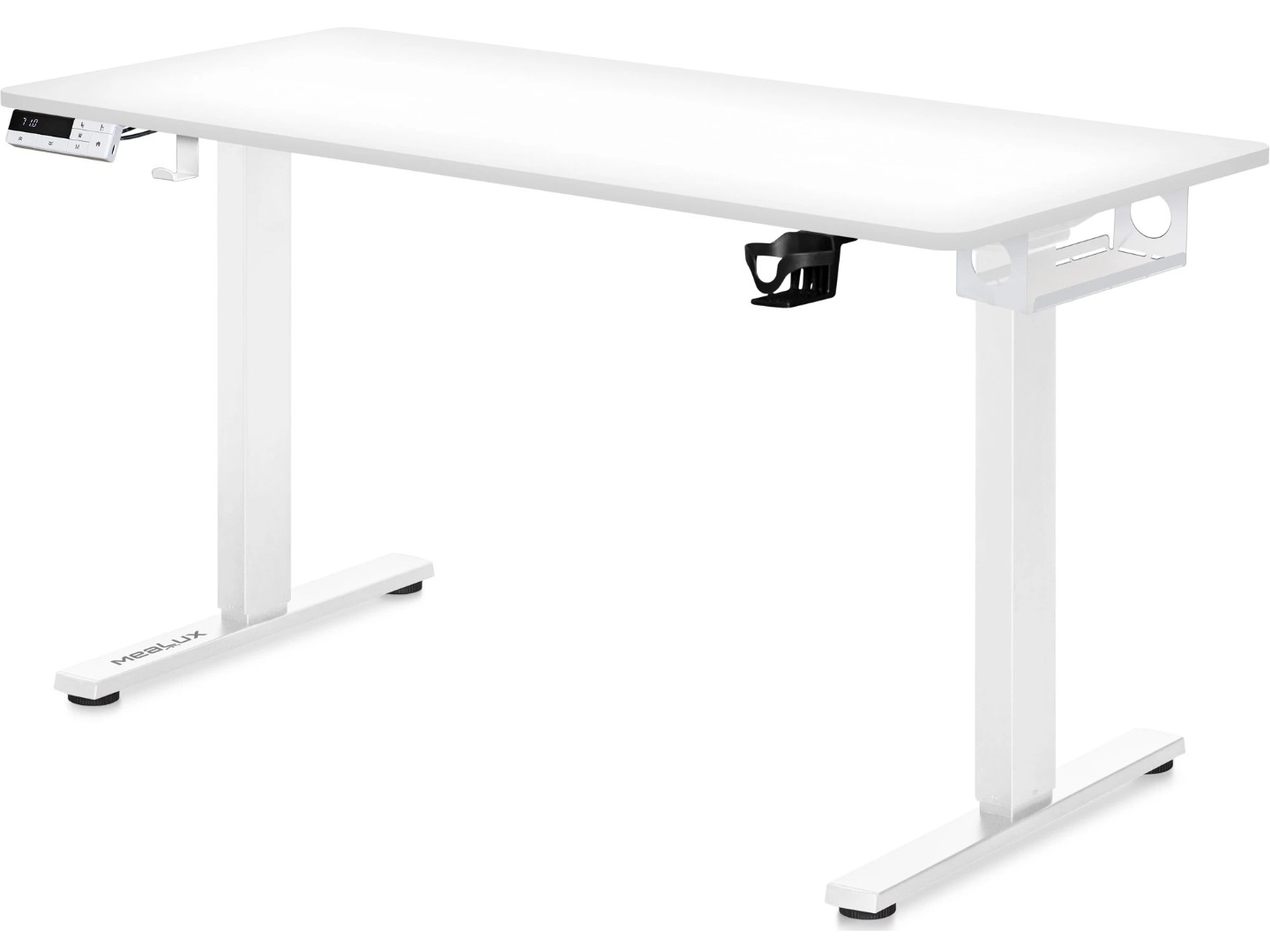 Стіл з електрорегулюванням висоти Mealux PowerDesk Duo White (EVO-242 Duo W/W) — фото 1
