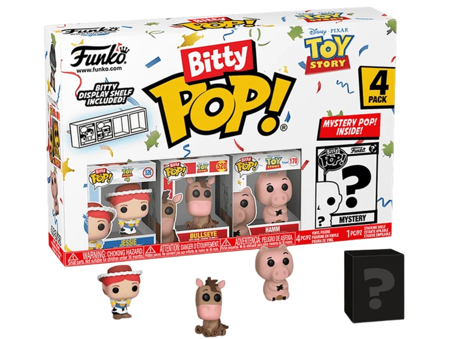 Набір ігрових фігурок FUNKO BITTY POP! серії Історія іграшок - ДЖЕСІ в асортименті (73041) — фото 1