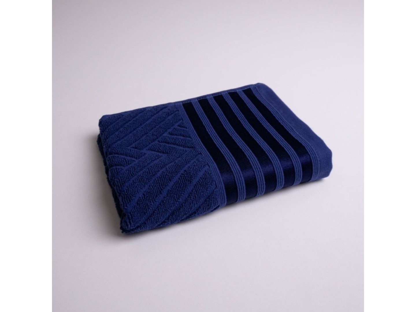 Рушник для рук GM Textile махровий Soft темно-синій 40х70 — фото 7