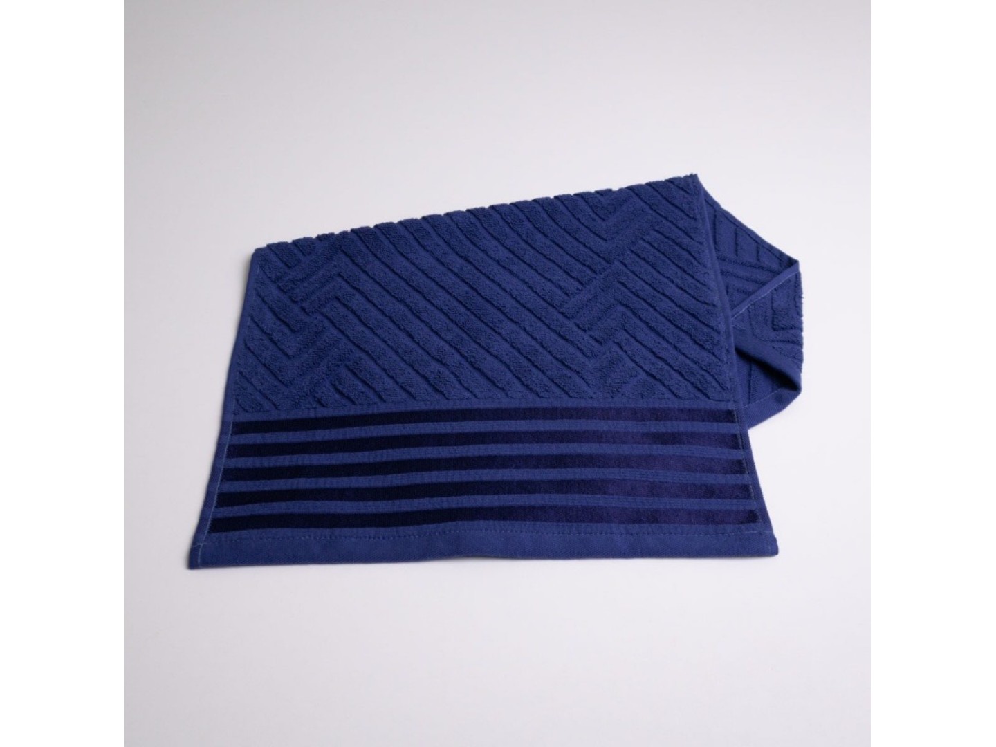 Рушник для рук GM Textile махровий Soft темно-синій 40х70 — фото 5