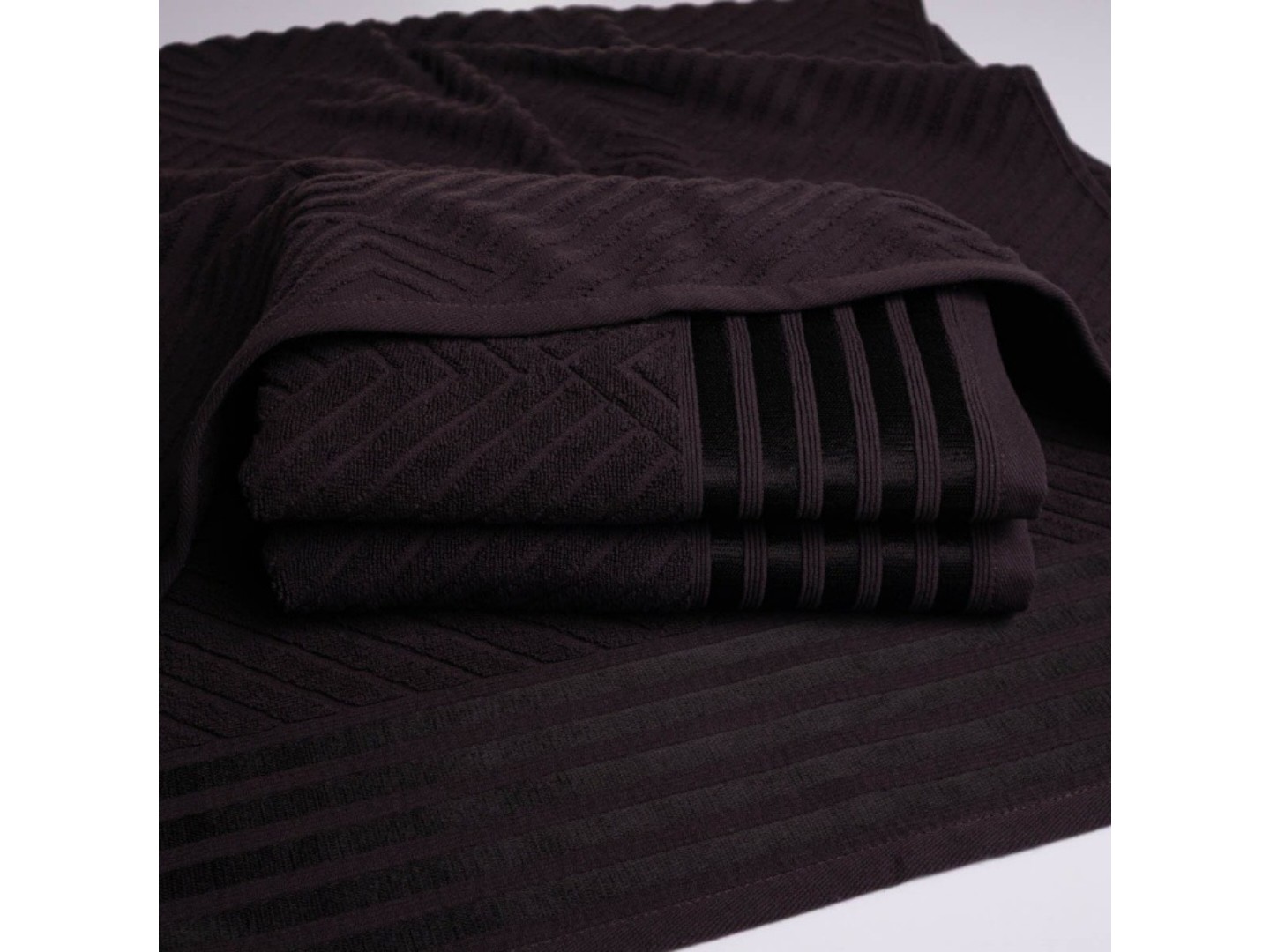 Рушник для рук GM Textile махровий Soft темно-шоколадний 40х70 — фото 5