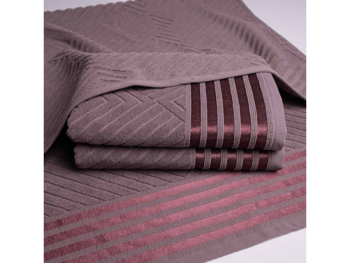 Рушник для рук GM Textile махровий Soft пильно-рожевий 40х70 — фото 6