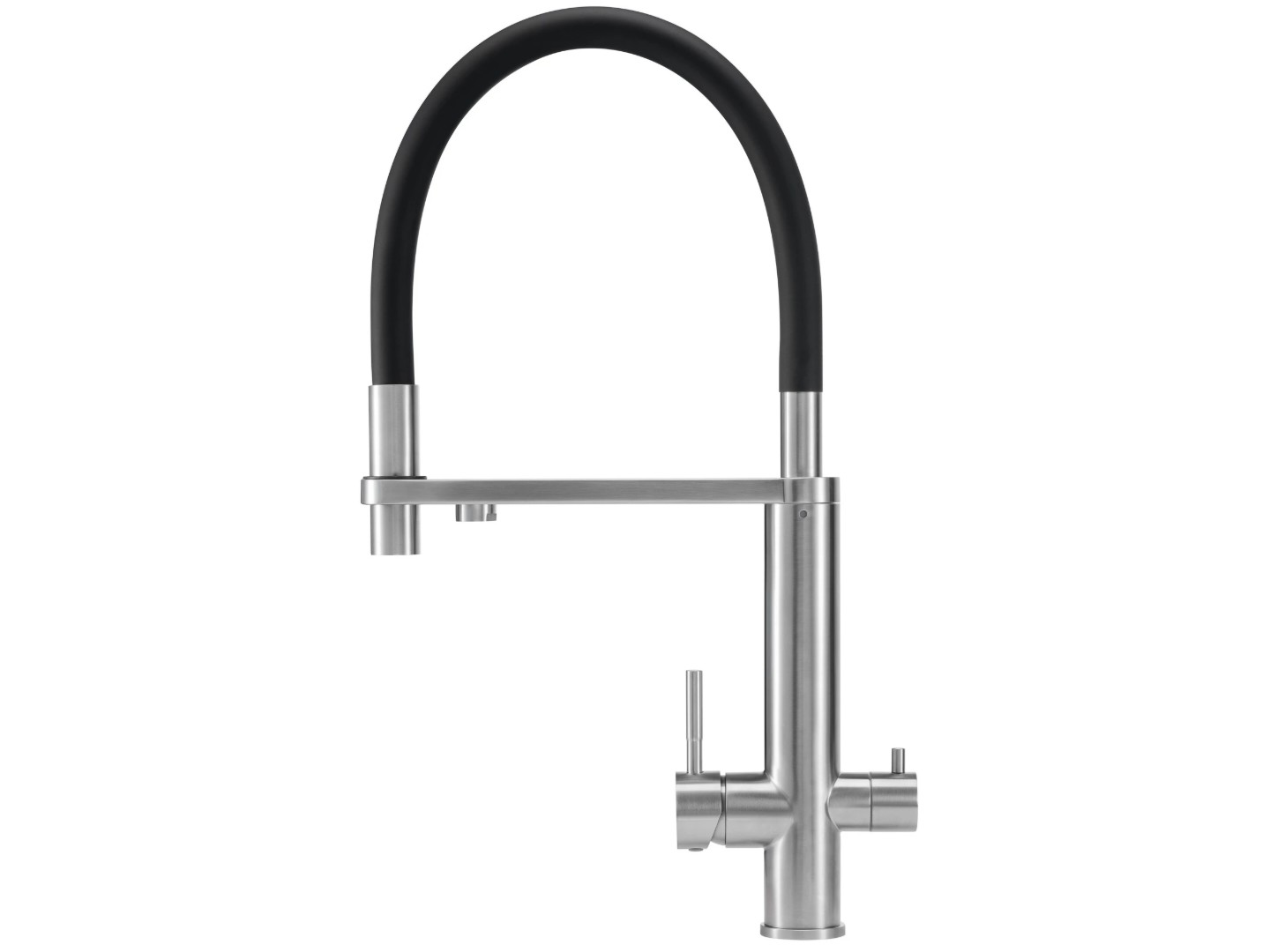 Кухонний змішувач GRANADO Hita inox black — фото 1