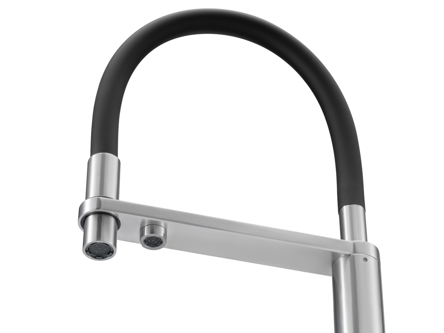 Кухонний змішувач GRANADO Hita inox black — фото 4