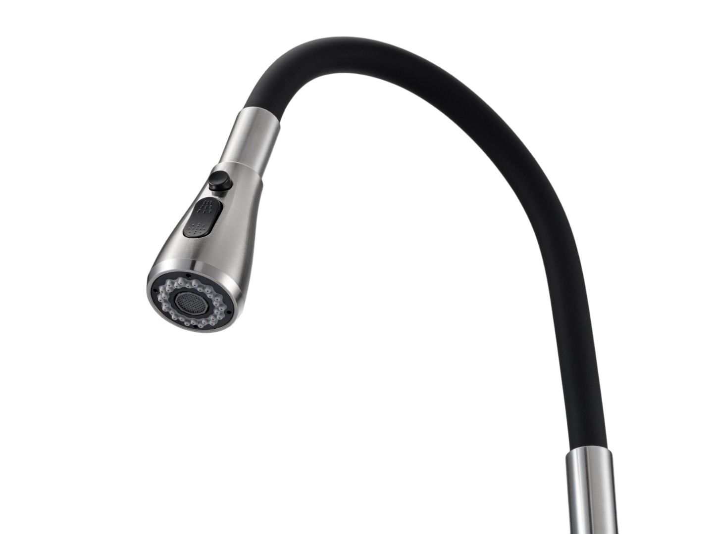 Кухонний змішувач GRANADO Renera inox black — фото 3