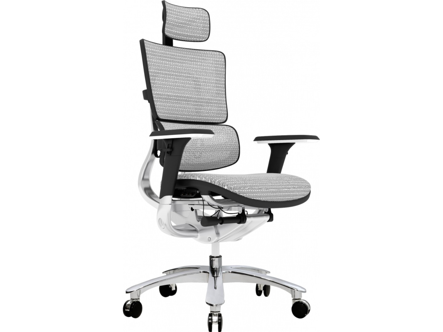 Крісло офісне GT Racer X-801A Light Gray (W17-1) — фото 3