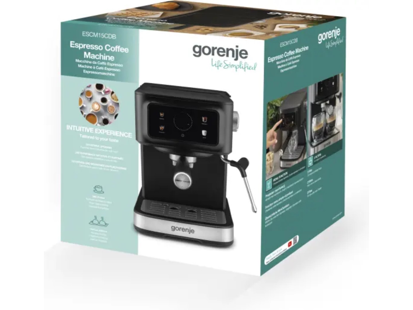 Кавоварка ріжкова Gorenje ESCM15CDB — фото 7