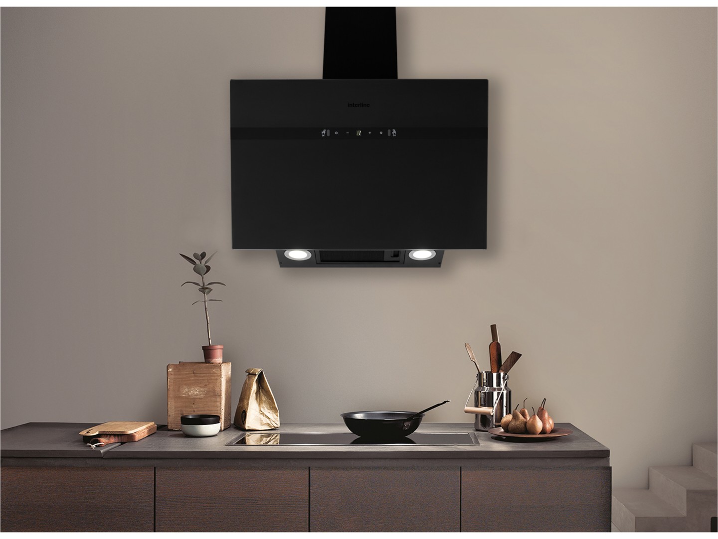 Витяжка декоративна Interline STREAM BL A/60/GL/M INV Nano Matte — фото 4