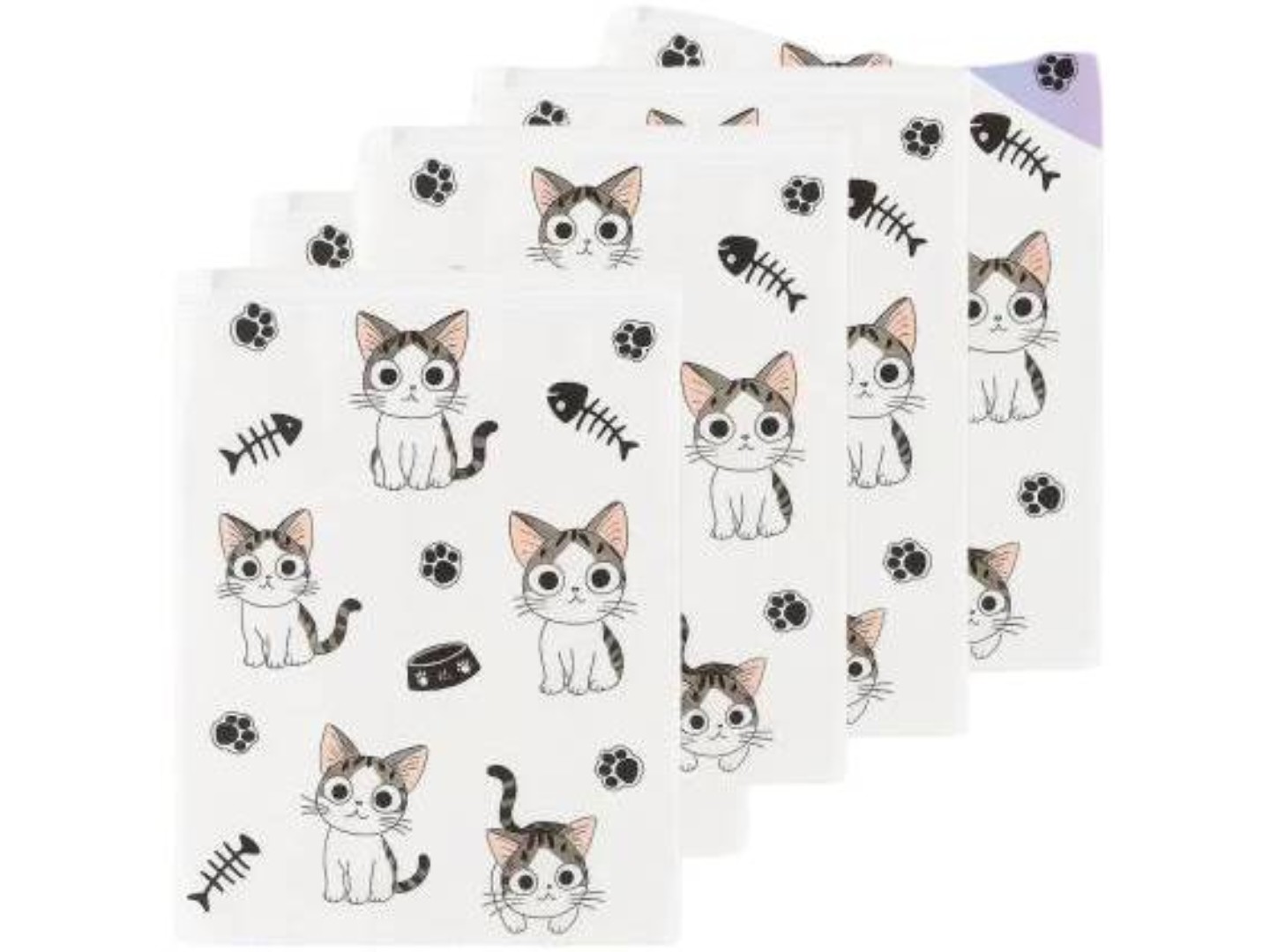 Набір пакетів для зберігання дитячий Love You Котики 20 шт. 25x35 см (59076)